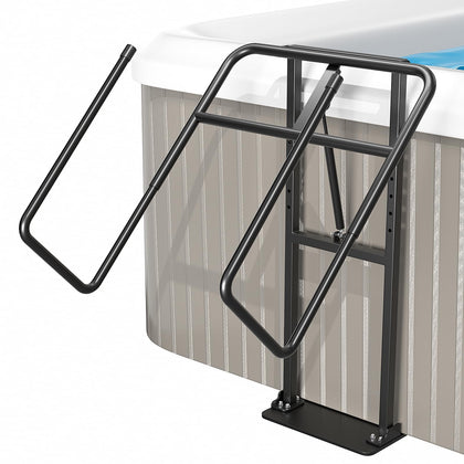 Utheer hot tub cover lift with hydraulic rod enables smooth one-handed operation