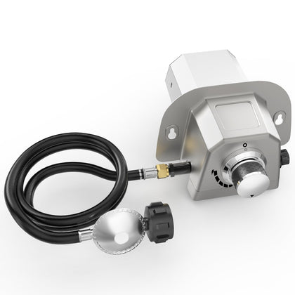 Utheer Karu 12 gas burner mounted for secure outdoor cooking.