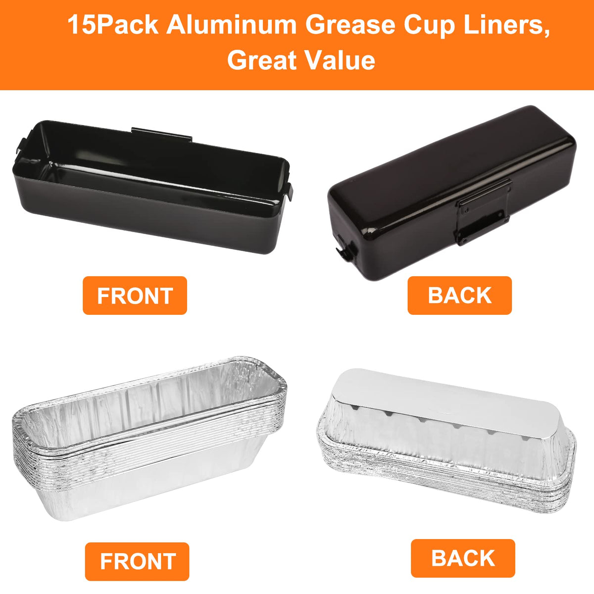 Utheer leakproof, food-safe design contains grease during outdoor cooking.