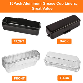 Utheer leakproof, food-safe design contains grease during outdoor cooking.