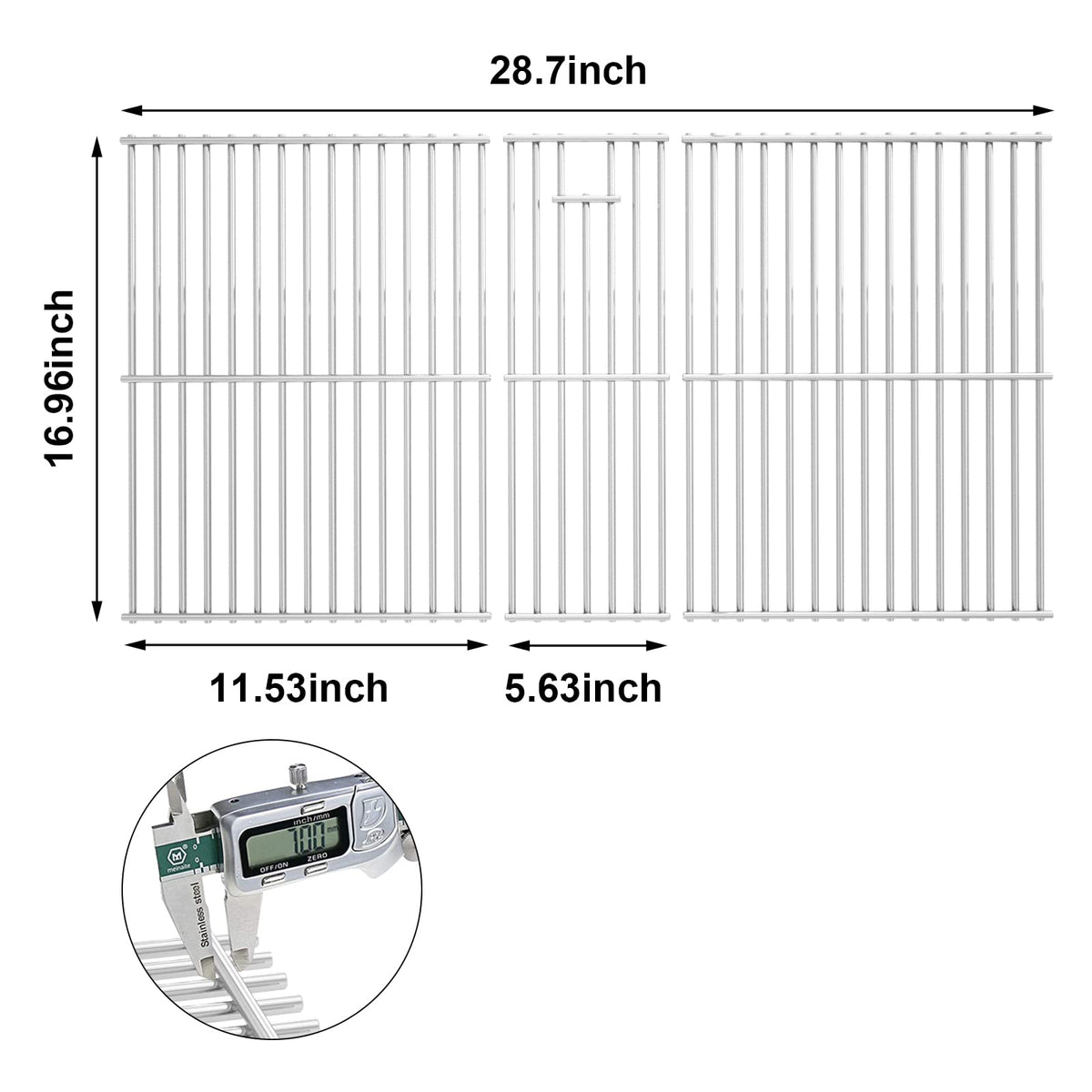Utheer Evolution Infrared Plus grates deliver even heat and easy cleanup
