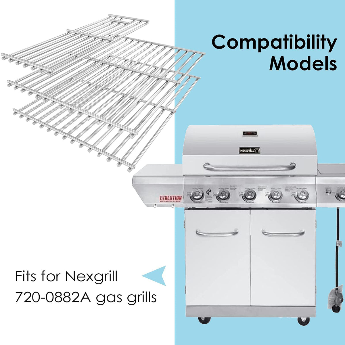 Smooth-edged design enhances safety during grilling