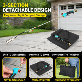 Utheer detachable sections simplify assembly and portable storage