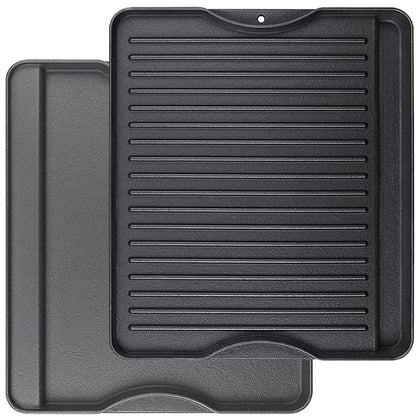 Utheer reversible grill griddle on Camp Chef 14–16 inch stoves for even heating