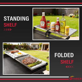 Utheer reversible warming rack top side for keeping finished foods warm