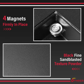 Utheer sandblasted matte finish adds style and protection.