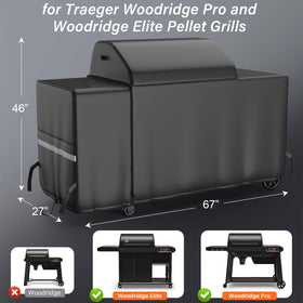 Utheer Traeger Woodridge Pro 600D fabric shields against weather and fading