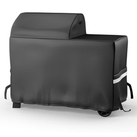 Utheer Woodridge fit cover for Traeger TFB86MLH showing precise fit and coverage