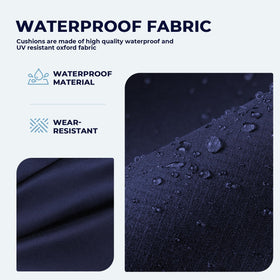 Uthem 28D foam seat cushion evenly distributes weight to ease hip pressure.