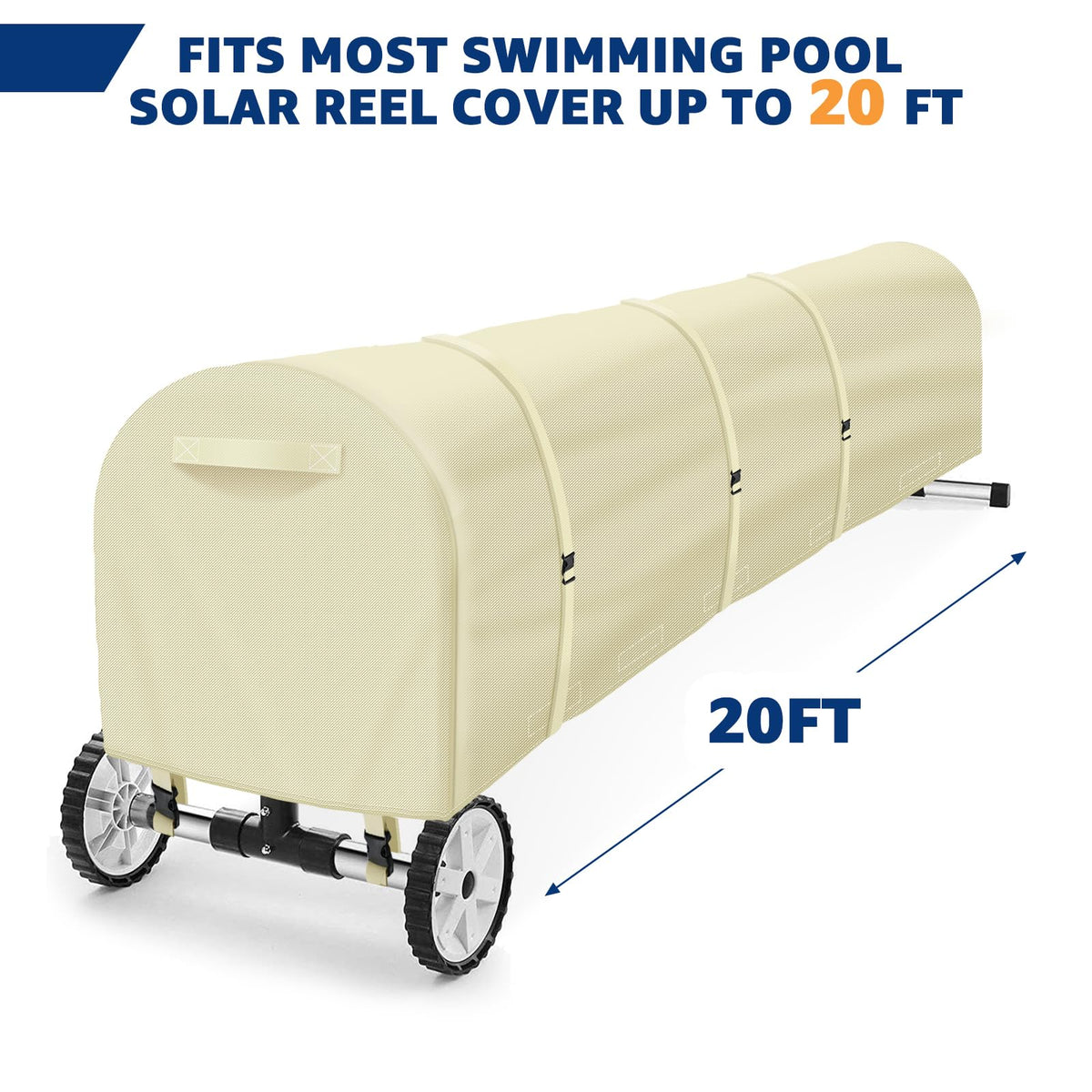 Uthem heavy-duty 420D Oxford fabric provides waterproof protection for outdoor storage.