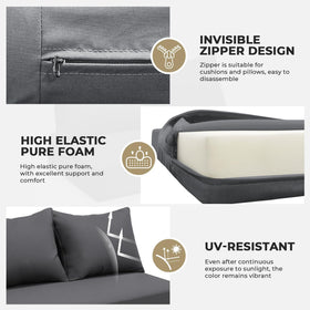 Uthem Oxford fabric is waterproof and fade-resistant for lasting outdoor use