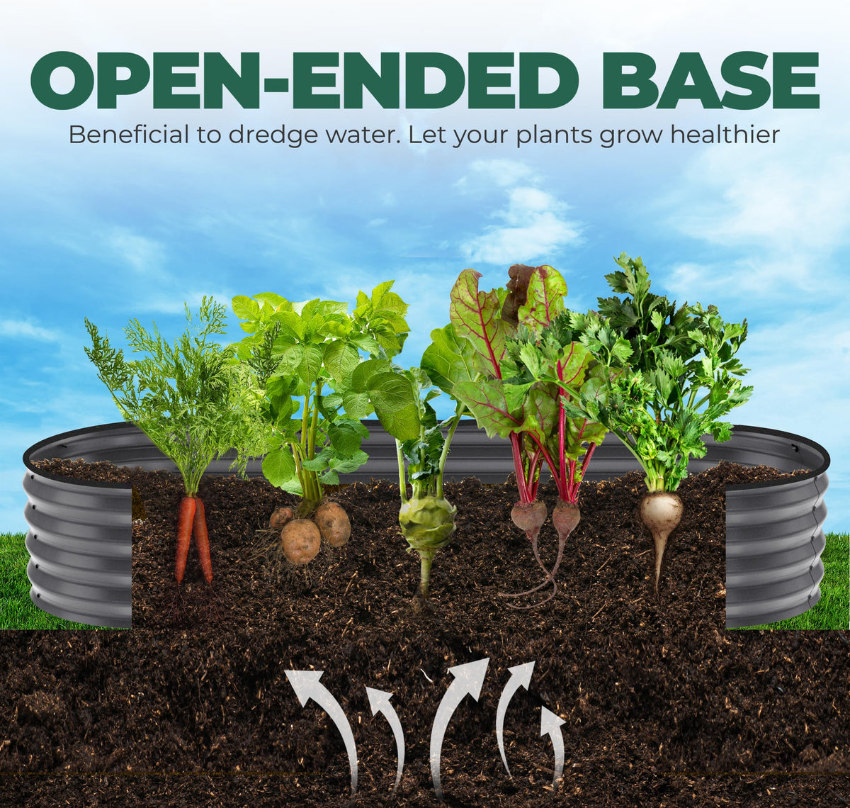 Utopia Home easy-to-install bed saves time in the garden
