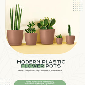 Utopia Home 4.8-inch plant pot with drainage for mini plants.