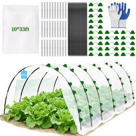 UTOUMON garden netting 10x33ft roll protects vegetables while allowing air and water through.