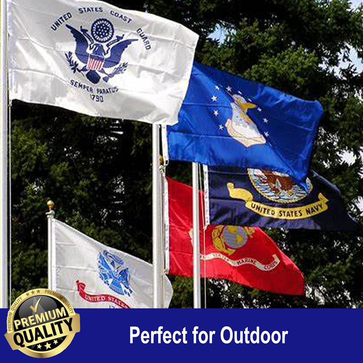 UTSANG Air Force flag ready for ceremonies, parades, or wall display