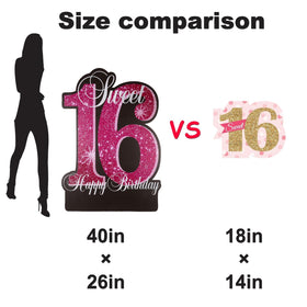 Utsth large yard sign measures 39.99 by 26.18 inches for high visibility