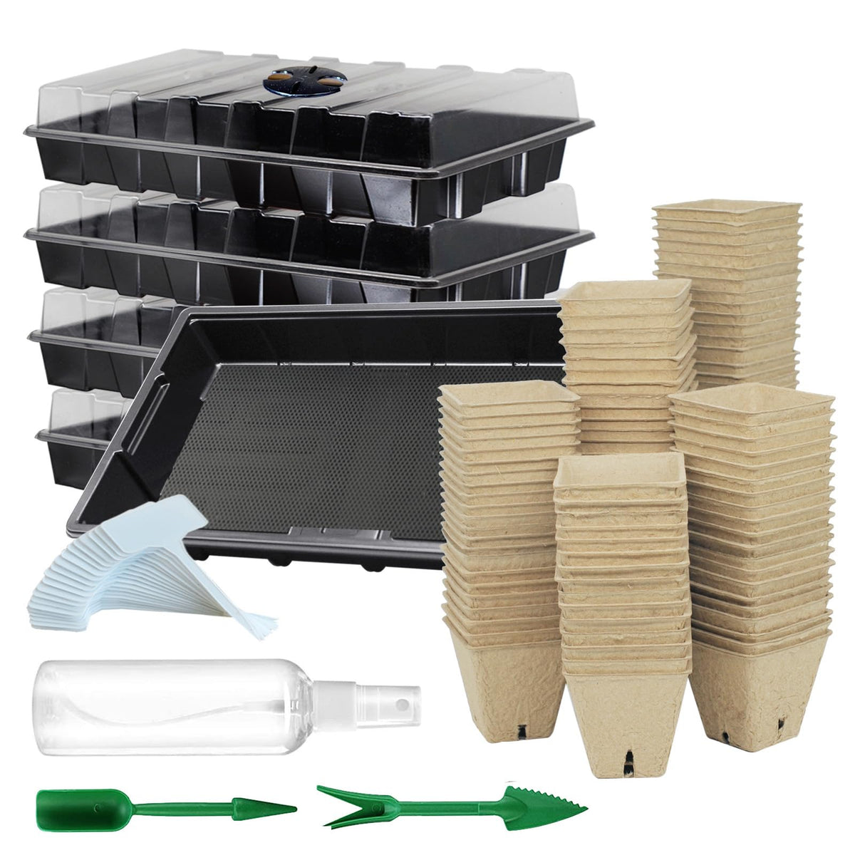 UTYLNE seed starter kit peat pots in use for indoor seed germination