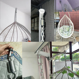UtySty hanging chair spring accessory: compact packaging keeps parts organized