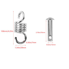 UtySty hanging chair spring accessory: pin for quick assembly and easy setup