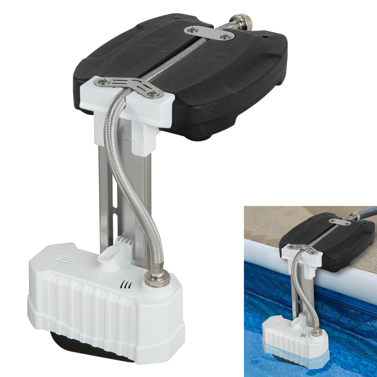 uueeGo pool leveler base platform provides stable support on deck during use