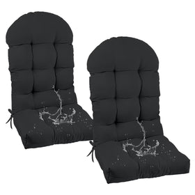 UUluhao Adirondack cushion Navy Floral front view for outdoor seating comfort