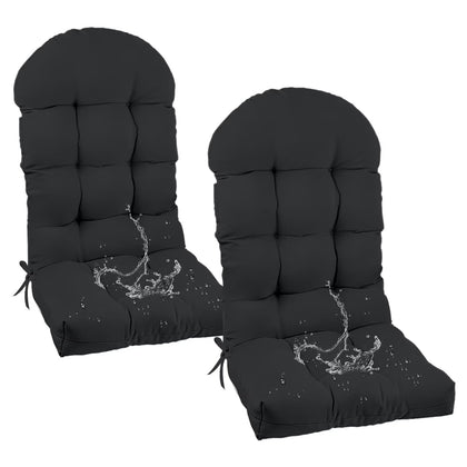 UUluhao Adirondack cushion Navy Floral front view for outdoor seating comfort