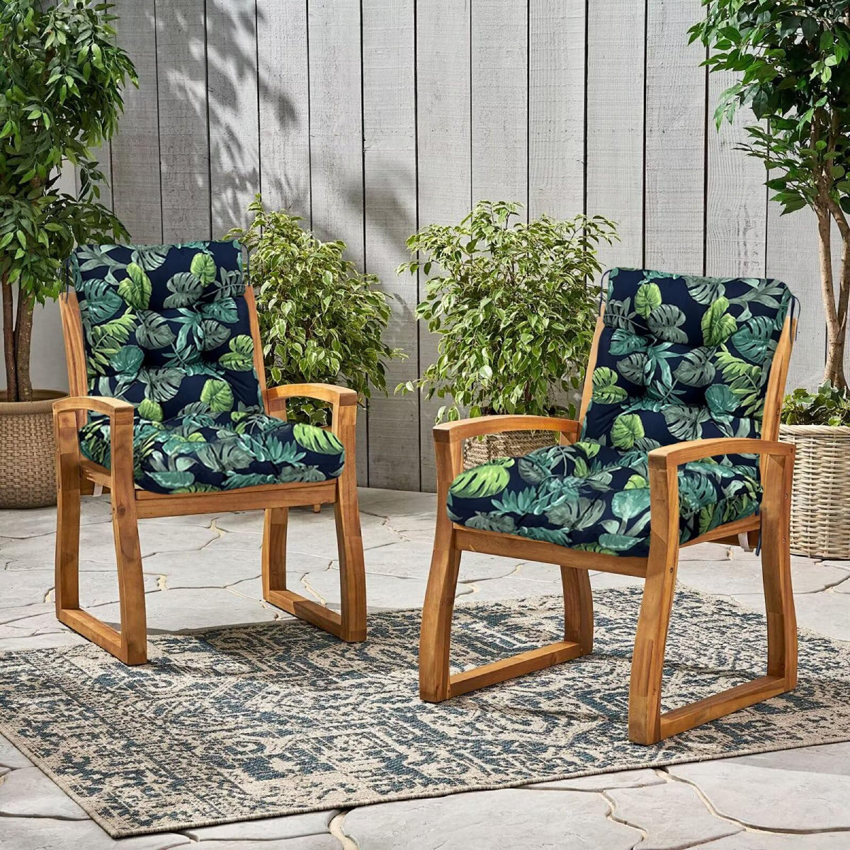 UUluhao cushions suit indoor and outdoor wicker seating.