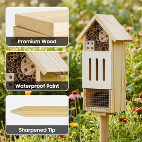 UUMENHA butterfly house and ladybug nest offers shelter and nesting