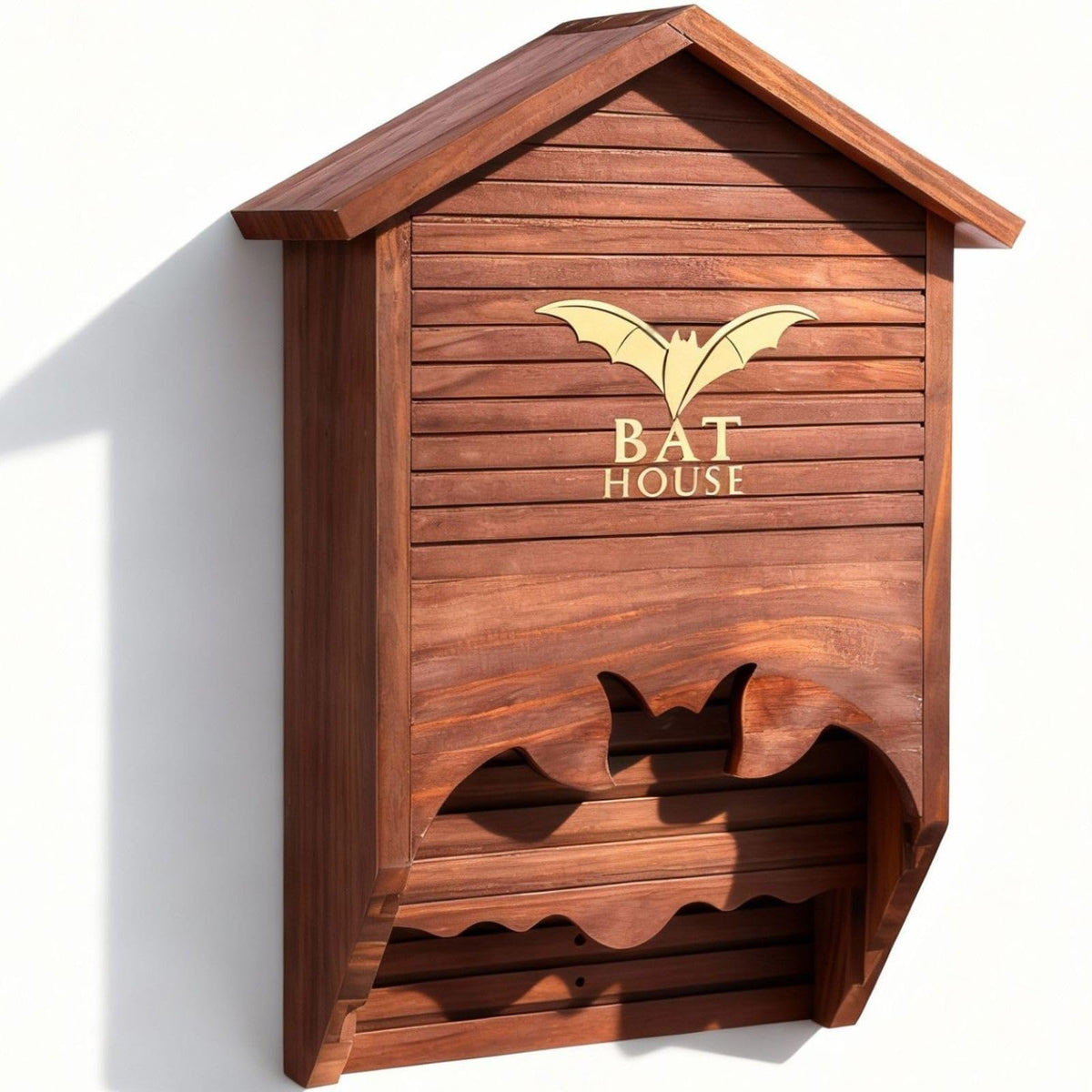 UvasDulces solid wood bat house exterior provides a durable outdoor habitat for bats.