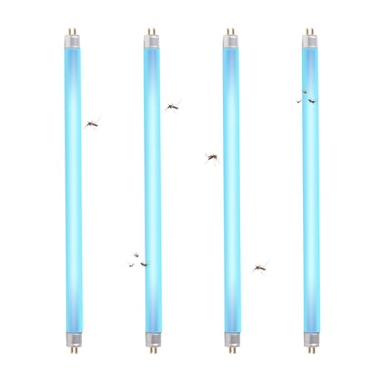 Uvcoolplunge 4-pack 8W 12-inch T5 bulbs for bug zappers and traps.