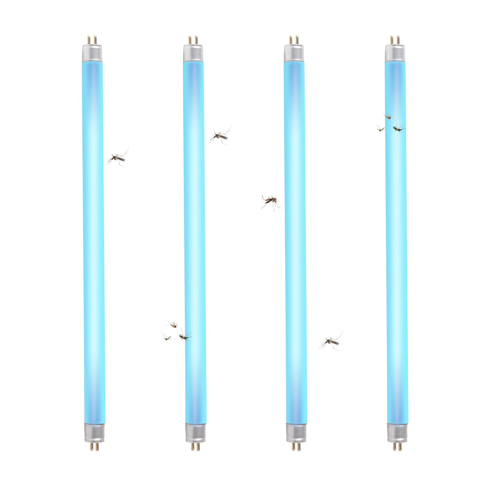 Uvcoolplunge 4-pack 8W 12-inch T5 bulbs for bug zappers and traps.