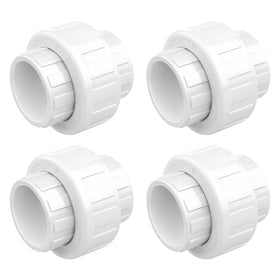 UwinVwin PVC union 1-inch packaging highlights durable, leak-resistant design.