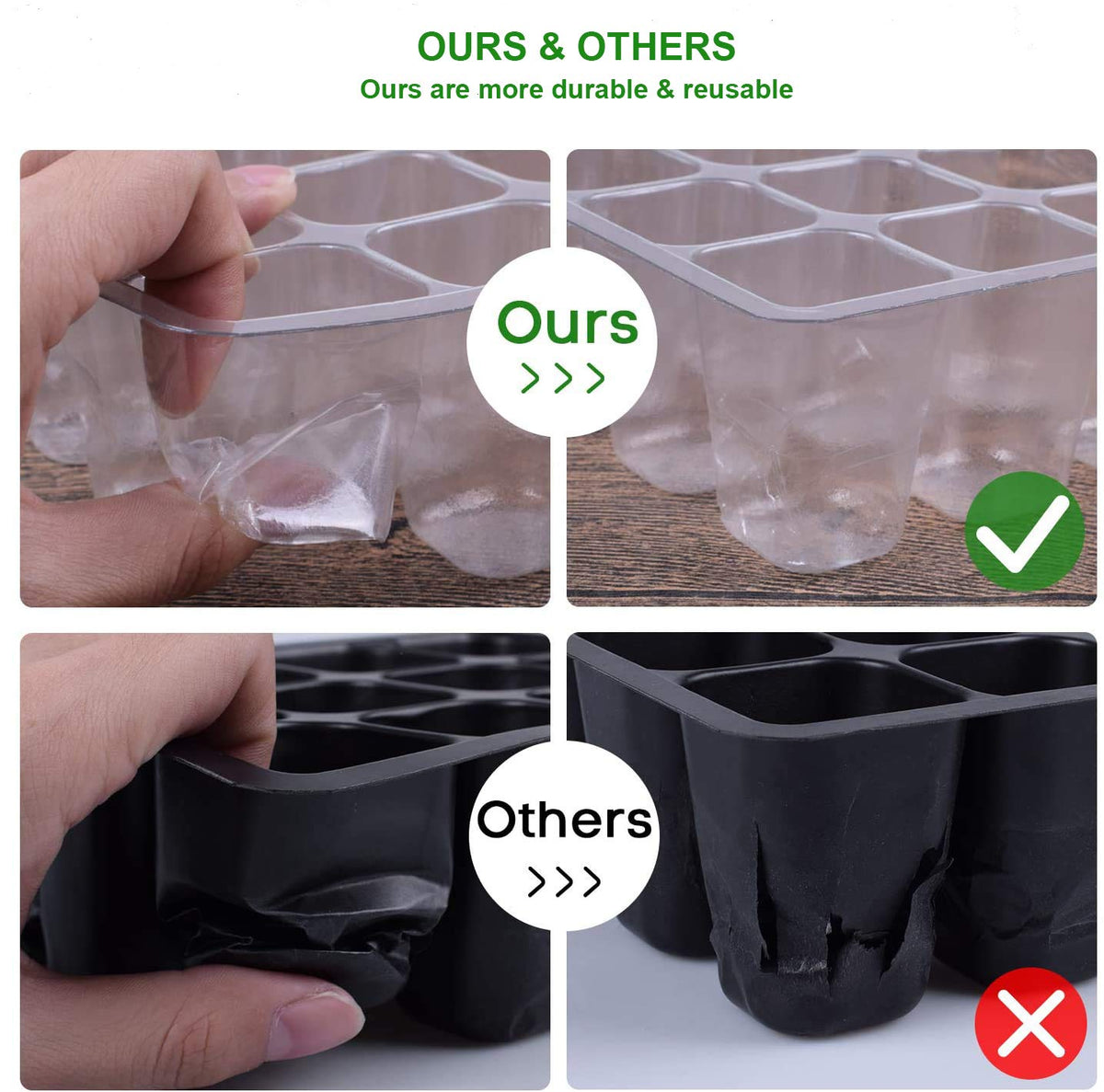 UWIOFF humidity dome adjustable vents enable precise airflow control for healthy sprouts