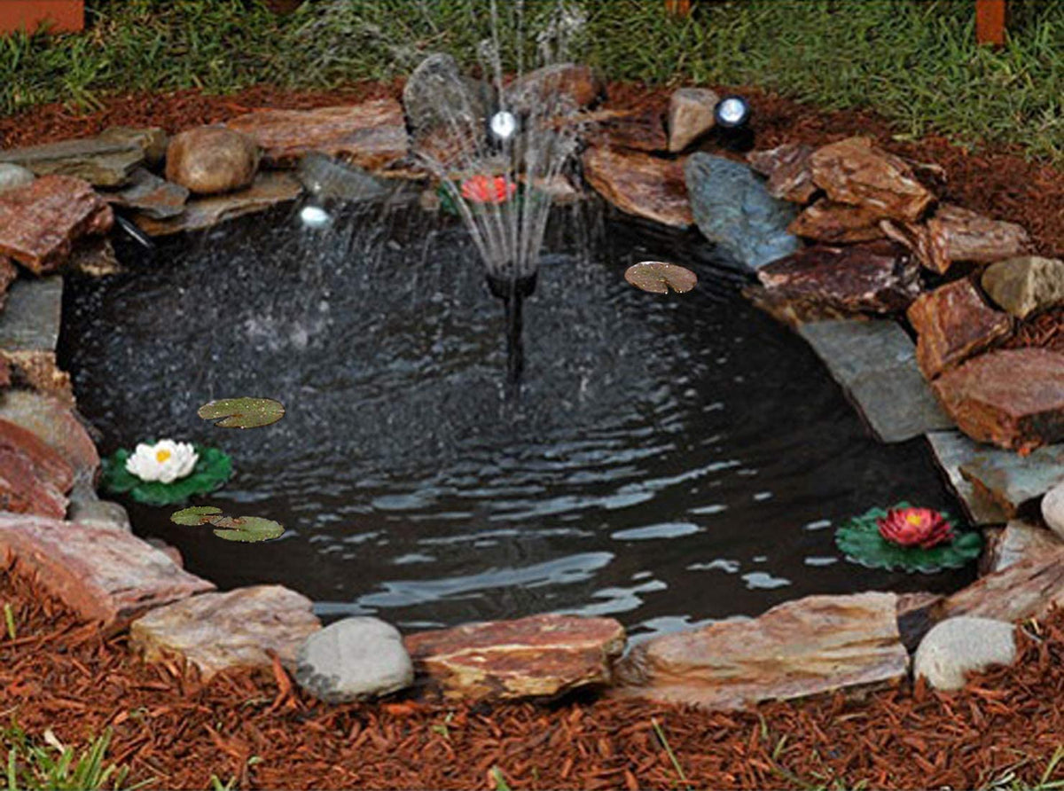 Koi pond featuring UWIOFF liner for reliable water features