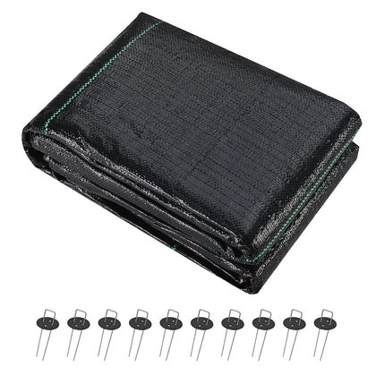 UWIOFF weed barrier fabric full roll 4x50 blocks weeds while promoting soil health