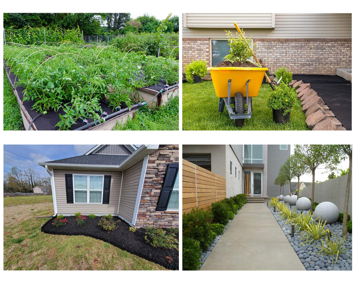 UWIOFF weed barrier fabric with UV-treated material resists sun damage over seasons