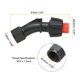 uxcell 110-02vp yellow nozzle tips for versatile spraying tasks