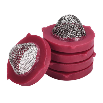 uxcell stainless steel filter hose washer pack with built-in mesh filter for debris reduction