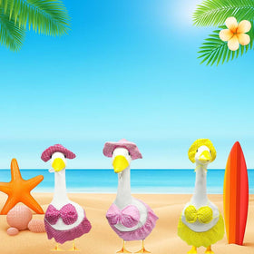 UXEWOIZ easy-install design makes dressing lawn geese quick and secure.