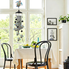 UXORSN outdoor wind chime is rust-proof for lasting garden decor.