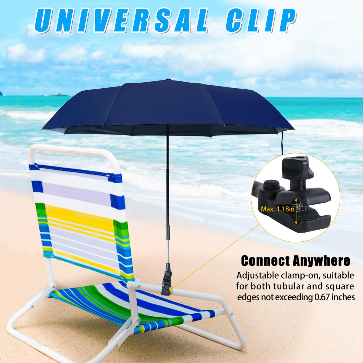 UYEDUJZ 180-degree angle adjust lets you tailor shade direction.