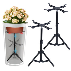 UYEDUJZ adjustable plant riser elevates tall pots for indoor and outdoor use.