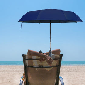 UYEDUJZ Beach Chair Umbrella clip securely attaches to chairs for reliable shade.
