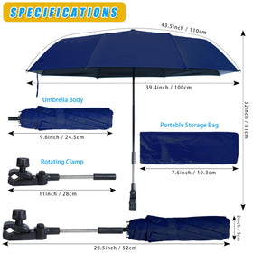 UYEDUJZ clip-on setup enables quick, tool-free shade on the go.