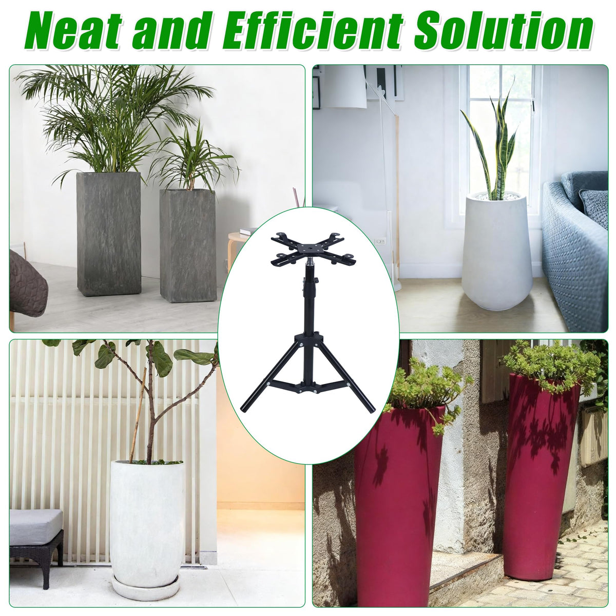 UYEDUJZ lightweight-lift design reduces soil volume and lets you relocate pots easily.