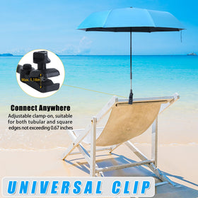 UYEDUJZ Sturdy 8-Ribs Umbrella delivers stable shade in a breeze.