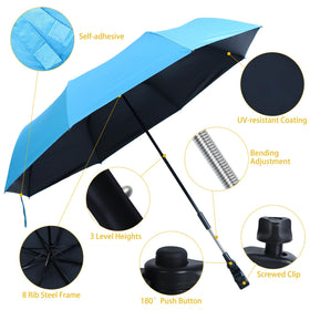UYEDUJZ Umbrella Angle Adjustment lets you direct shade precisely.