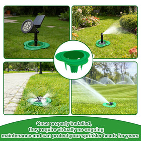 Uyeesi outdoor sprinkler protector fits gardens, lawns, and parks.