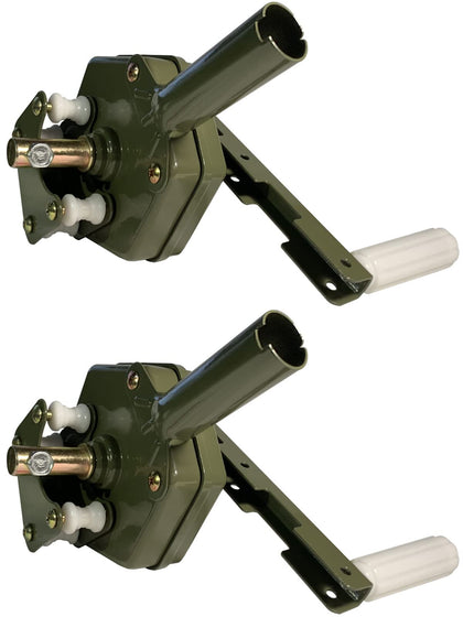 UYGALAXY greenhouse sidewall roll-up winch for effortless ventilation control.