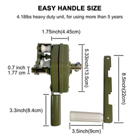 UYGALAXY max roll length of 393 ft enables extended greenhouse coverage.